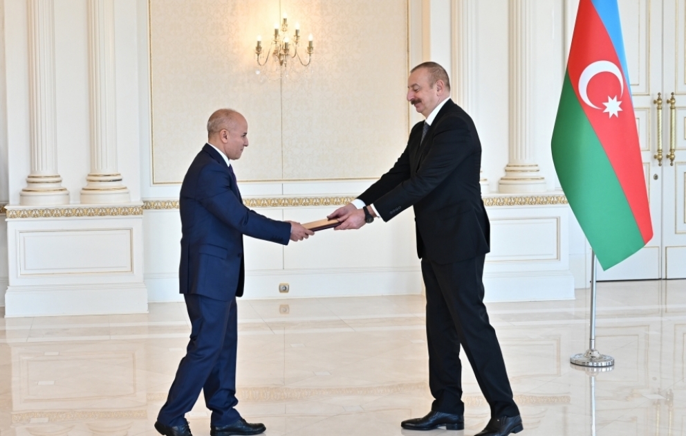 Le président azerbaïdjanais reçoit les lettres de créance du nouvel ambassadeur de Libye VIDEO