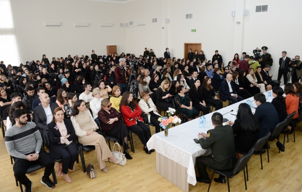 Ədliyyə Nazirliyi Qadın Zorakılığına qarşı Mübarizə Gününə həsr olunan tədbir keçirib VİDEO