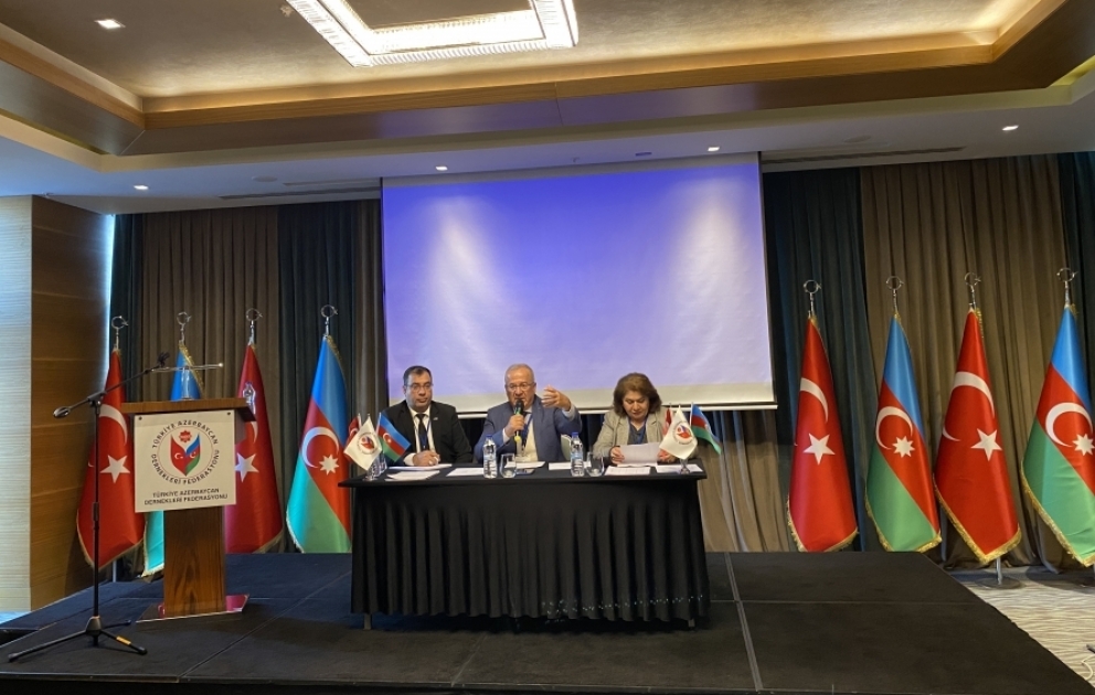 İstanbulda Türkiyə-Azərbaycan Dərnəkləri Federasiyasının VI Qurultayı keçirilib VİDEO