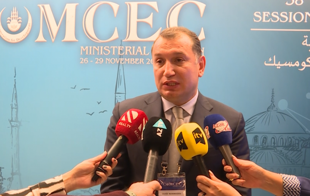 Sahib Məmmədov: Azərbaycanın İƏT-ə üzv ölkələrlə ticarət dövriyyəsi ötən illə müqayisədə 55,4 faiz artıb VİDEO
