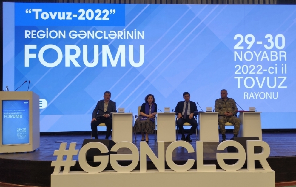 Tovuzda region gənclərinin forumu işə başlayıb VİDEO
