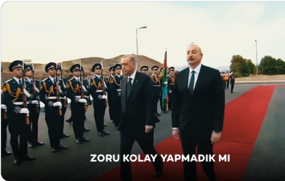 Nuri Kabaktepe: Bu mahnı millətin öz Liderinə olan sevdasının adıdır VİDEO