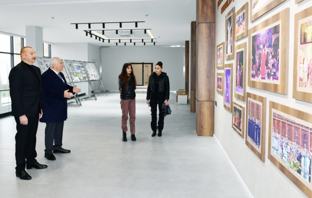 President Ilham Aliyev viewed conditions created in new administrative building of Shaki City Executive Authority VIDEO