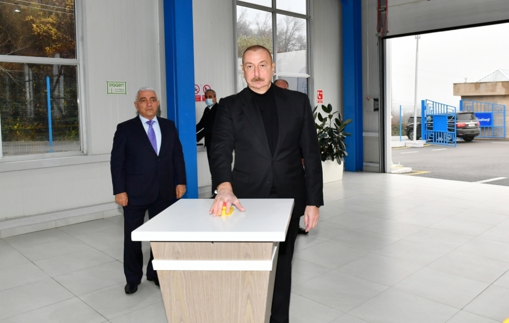 “Oğuz” kiçik su elektrik stansiyaları silsiləsi istismara verilib YENİLƏNİB VİDEO