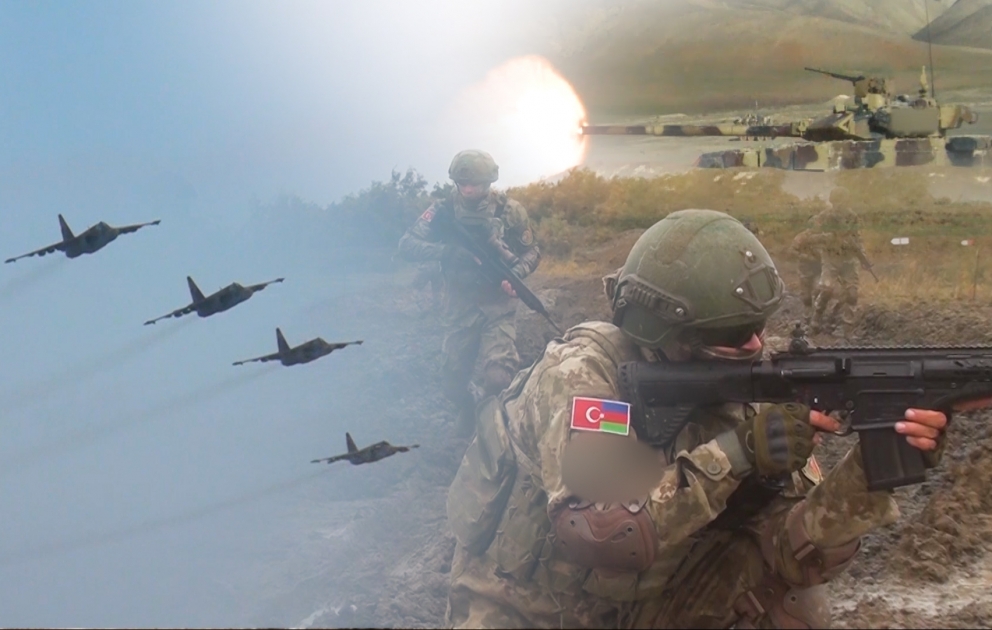 Azerbaijani, Turkish servicemen conduct joint exercises VIDEO