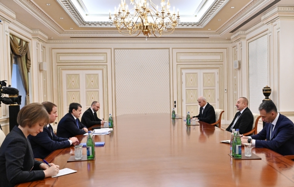 President Ilham Aliyev received aide to President of Russia VIDEO
