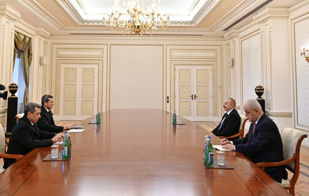 President Ilham Aliyev received Deputy Prime Minister of Turkmenistan VIDEO