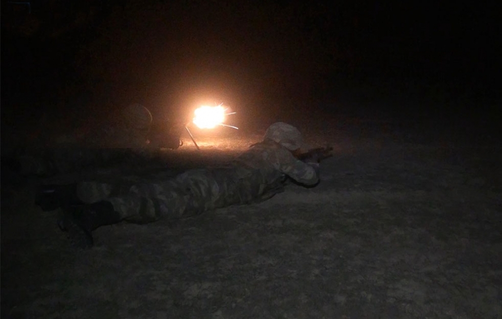Azerbaijan’s Defense Ministry: Nighttime tasks were fulfilled during “Fraternal Fist” exercises VIDEO