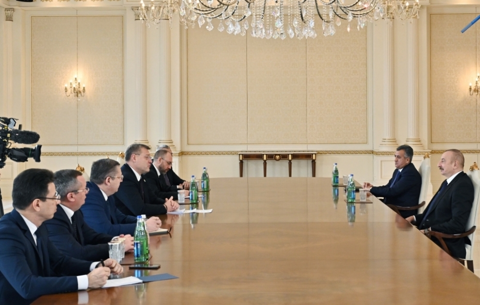President Ilham Aliyev received governor of Russia's Astrakhan region VIDEO