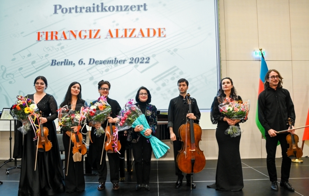 Berlində Firəngiz Əlizadənin yubiley konserti olub VİDEO