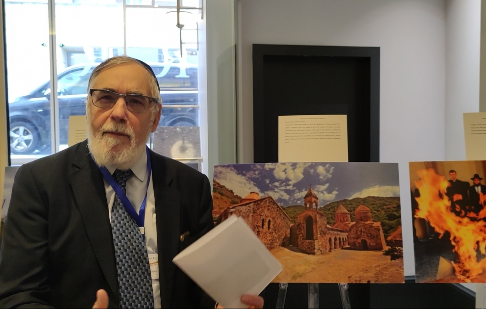 Brüssel ravvinlərinin rəhbəri “Bakı Prosesi”nə görə Azərbaycan Prezidentinə təşəkkür edib VİDEO