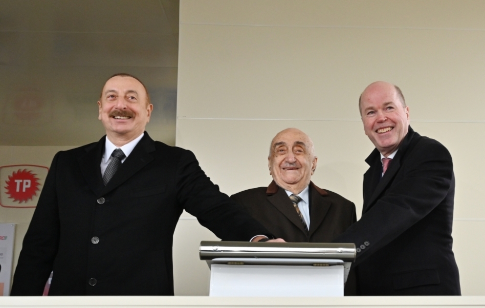 President Ilham Aliyev attended Azeri Central East platform jacket sail away ceremony VIDEO