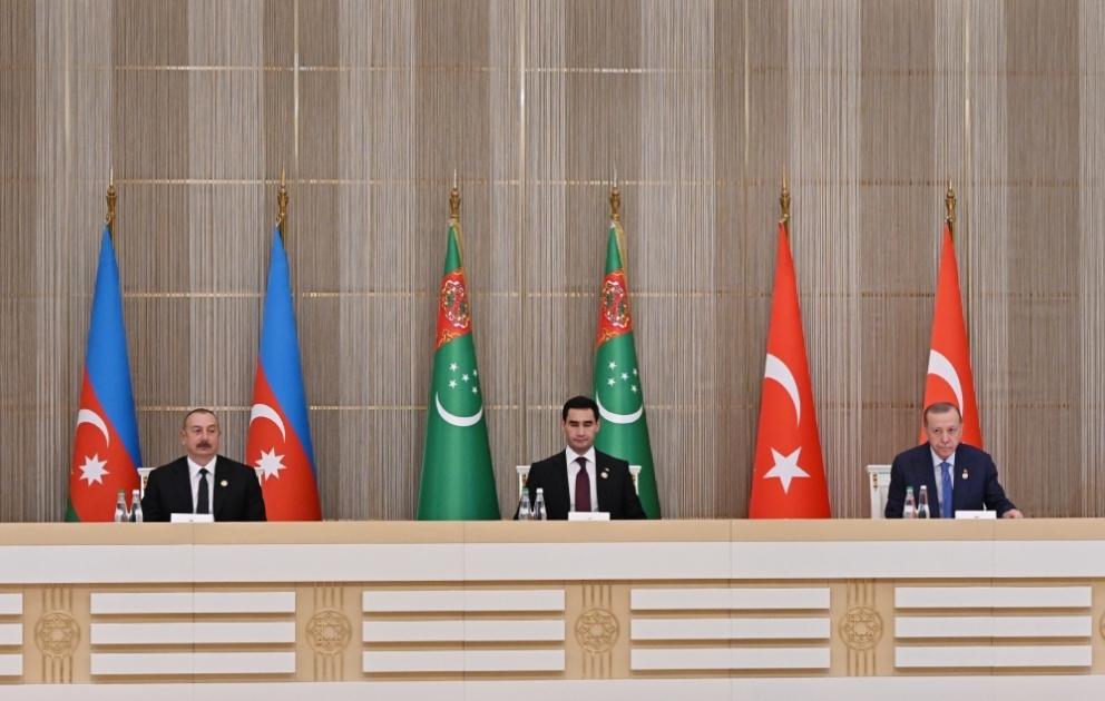 Azerbaijan, Turkiye, Turkmenistan signed documents VIDEO