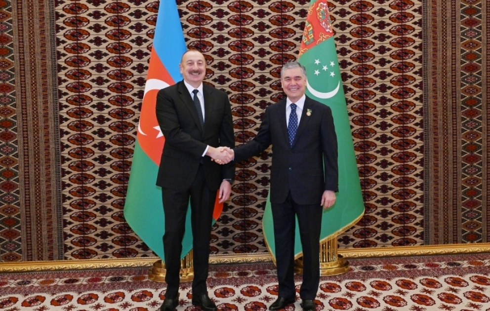 Turkmenbachi : entretien du président azerbaïdjanais avec le président du Conseil du peuple turkmène MIS A JOUR VIDEO
