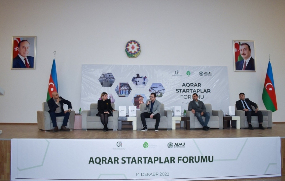 Gəncədə Aqrar Startaplar Forumu keçirilib VİDEO