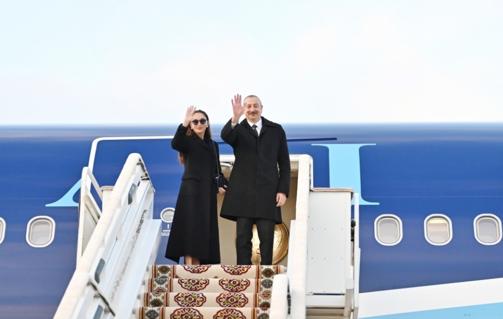 Präsident Ilham Aliyev beendet seinen Besuch in Turkmenistan VIDEO