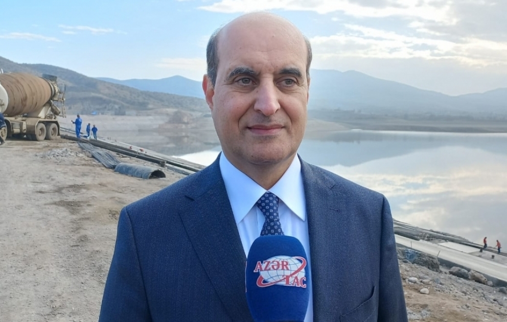 Xaçınçay su anbarına yığılan su ilə 2024-cü ilin payız suvarmasının aparılması planlaşdırılır VİDEO