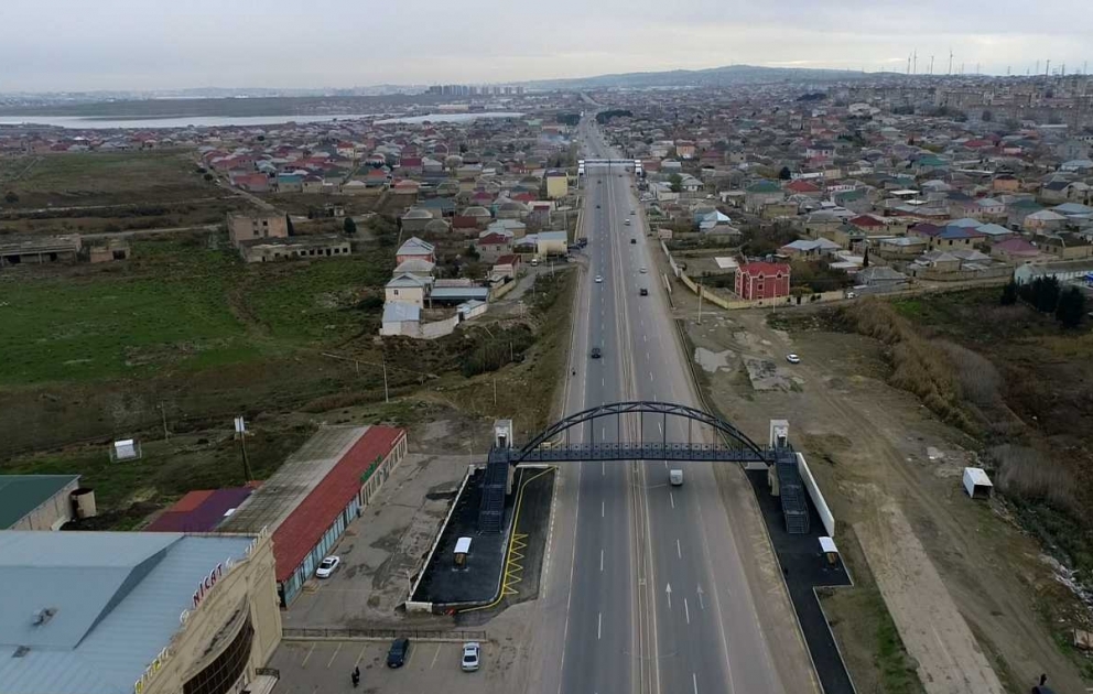 Bakı-Şamaxı-Yevlax avtomobil yolunda növbəti piyada keçidi istifadəyə verilib VİDEO