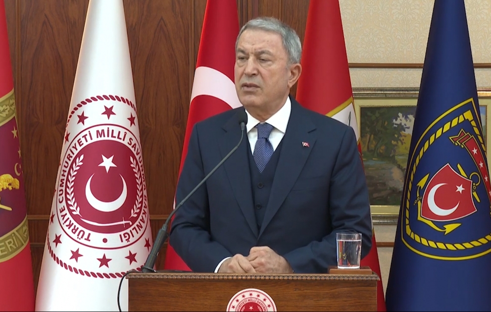 Hulusi Akar: “İki dövlət, bir millət, bir ordu!” anlayışı ilə Azərbaycanın yanındayıq VİDEO