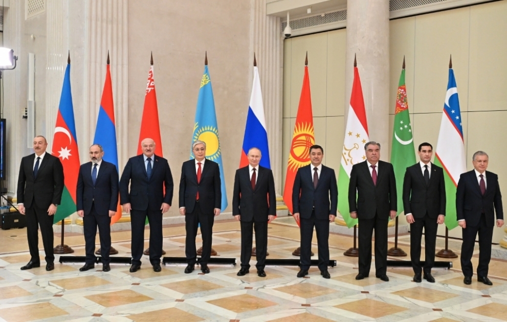Sankt-Peterburqda MDB dövlət başçılarının iclası keçirilib YENİLƏNİB VİDEO