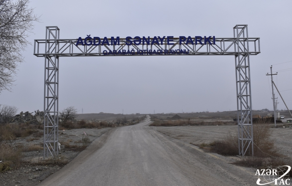 Ağdam Sənaye Parkı rayonun yenidən qurulmasında mühüm rol oynayacaq - FOTO VİDEO