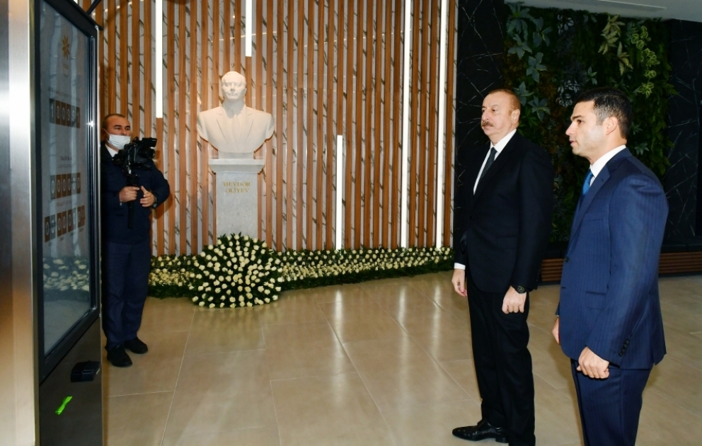 President Ilham Aliyev attended inauguration of “Baku SME house” VIDEO