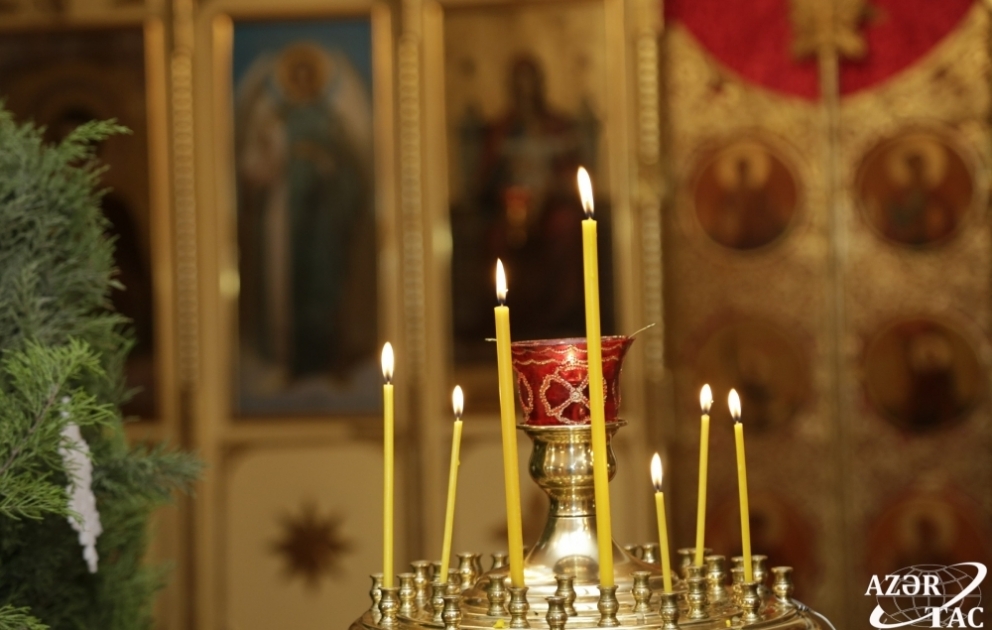 Orthodox Christian Community of Azerbaijan’s northern region celebrate Christmas VIDEO