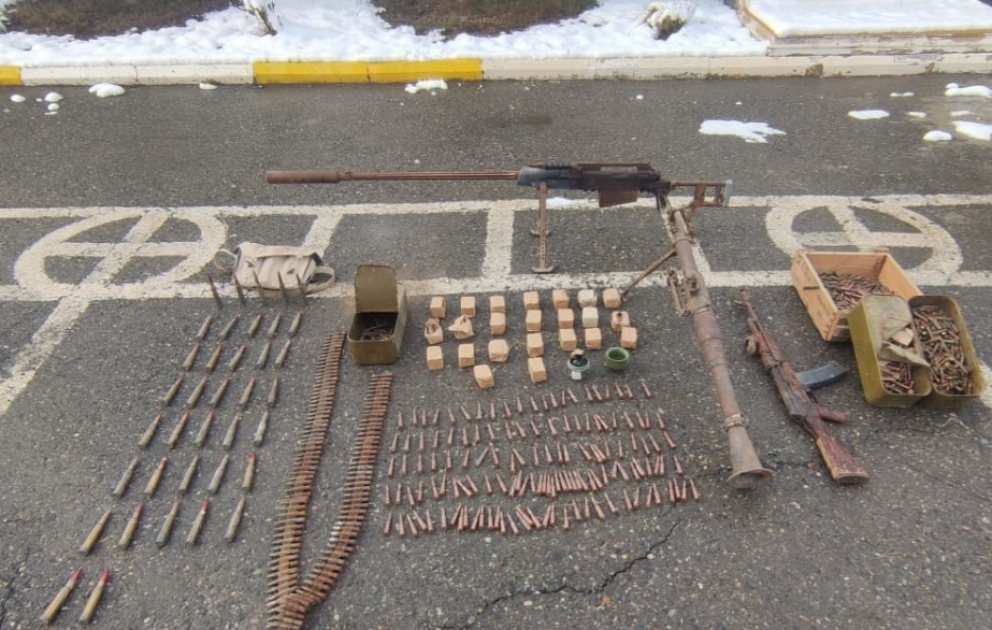 В Ходжавенде обнаружено большое количество боеприпасов ВИДЕО