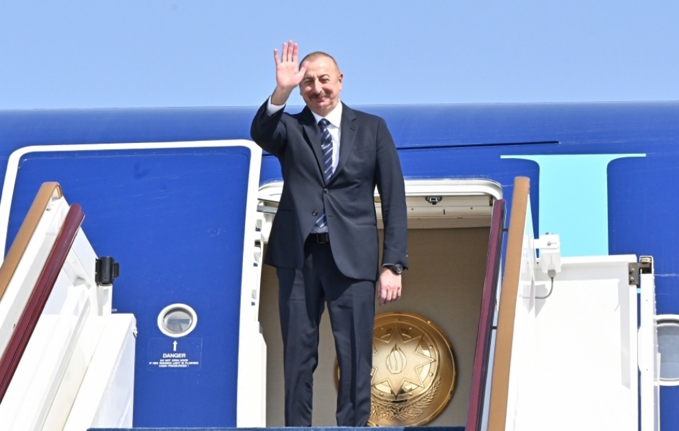 Le président Ilham Aliyev termine sa visite de travail aux Emirats arabes unis VIDEO