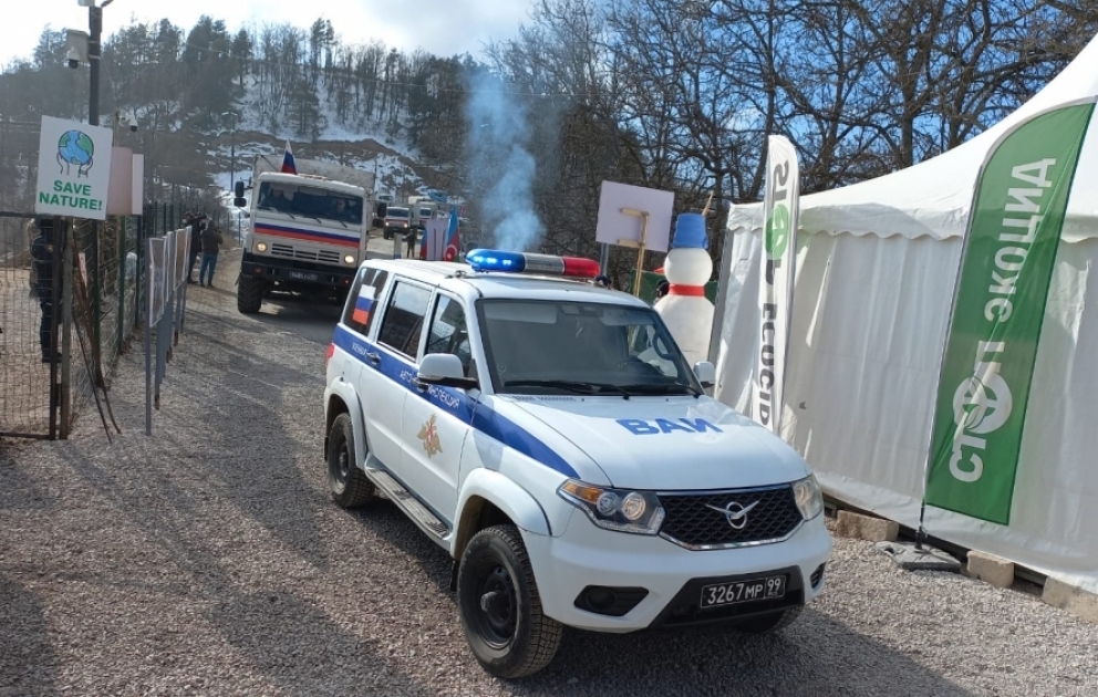 Созданы условия для проезда еще одного конвоя автомобилей ВИДЕО