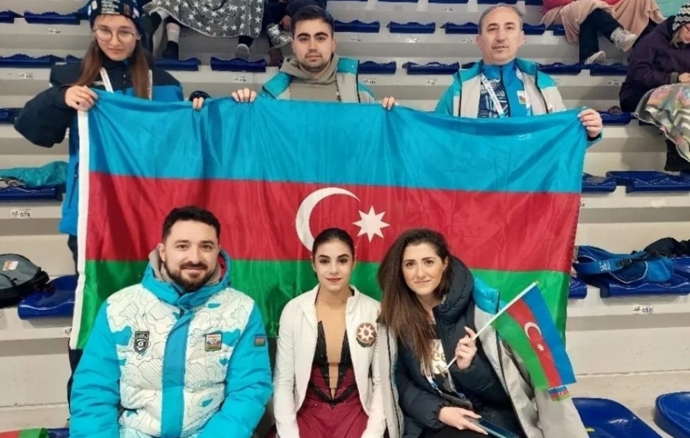 Azərbaycanın konkisürəni Avropa Gəncləri Qış Olimpiya Festivalında çıxış edib VİDEO
