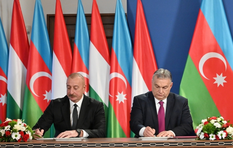 Azerbaijan, Hungary signed documents VIDEO