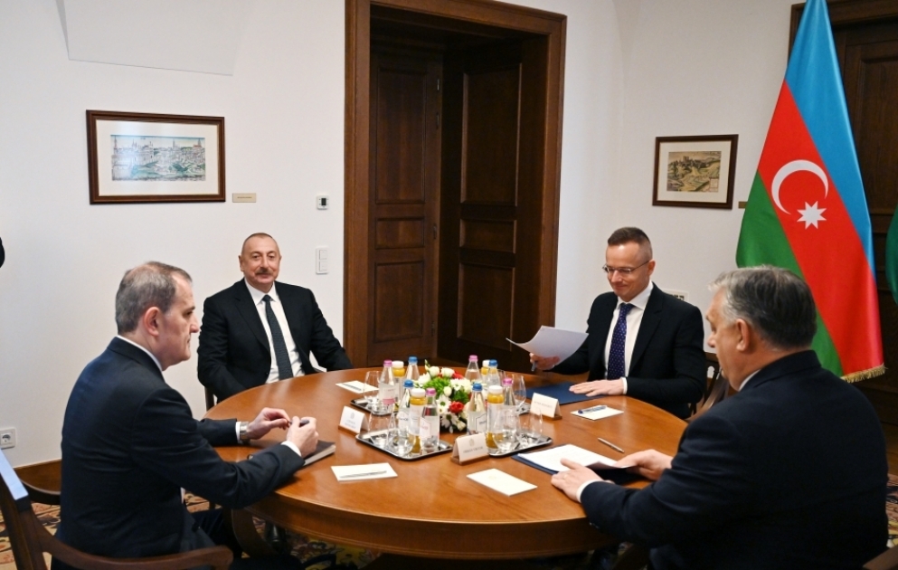 Le président azerbaïdjanais a eu une rencontre restreinte avec le Premier ministre hongrois VIDEO