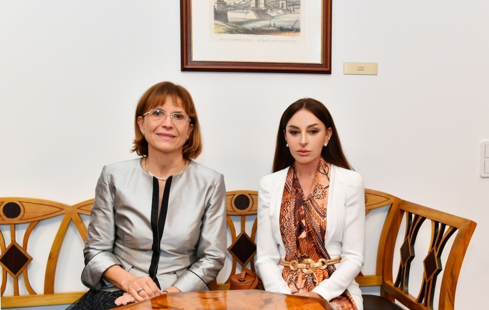 La Première Dame d'Azerbaïdjan Mehriban Aliyeva a rencontré l'épouse du Premier ministre hongrois à Budapest VIDEO