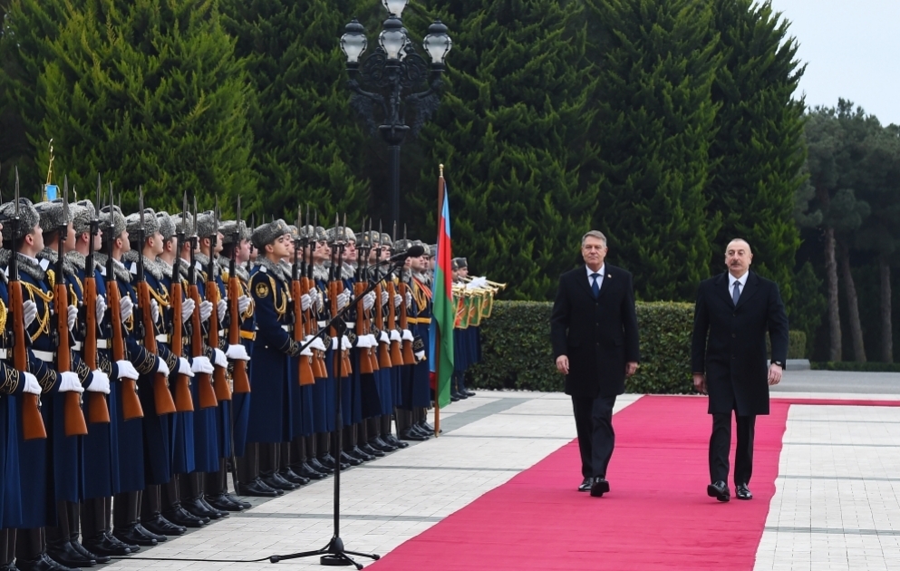 Состоялась церемония официальной встречи Президента Румынии Клауса Йоханниса ВИДЕО