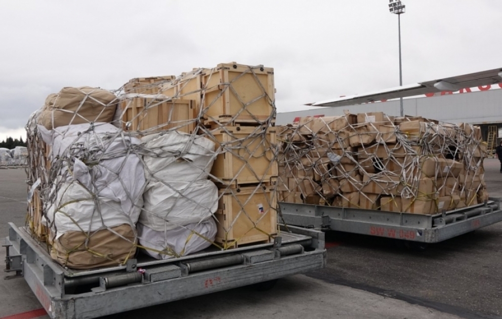 On Azerbaijani President’s instructions, next plane with humanitarian aid from Ministry of Emergency Situations leaves for quake-hit Türkiye VIDEO