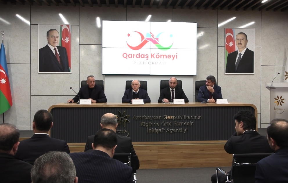 Türkiyəyə dəstək məqsədilə yaradılmış “Qardaş köməyi” platformasının təqdimatı olub VİDEO