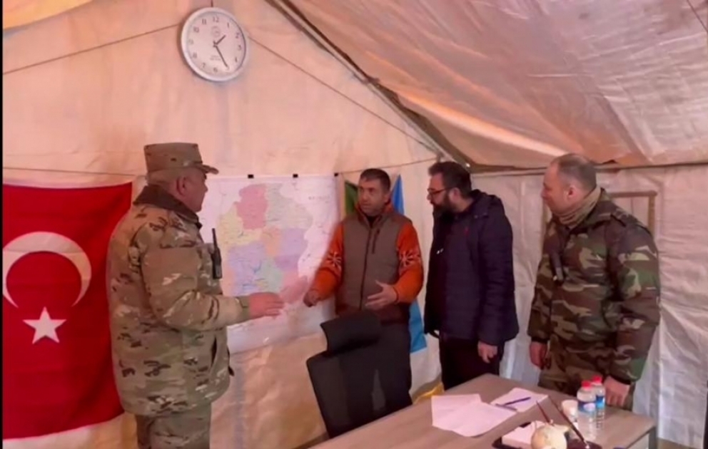 FHN-in zəlzələ bölgəsindəki qərargahında AFAD nümayəndələri ilə toplantı keçirilib VİDEO