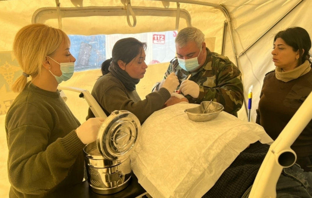 FHN: Qardaş ölkəyə göndərilmiş mobil səhra hospitalında 215 nəfərə yüksək səviyyəli tibbi xidmət göstərilib VİDEO