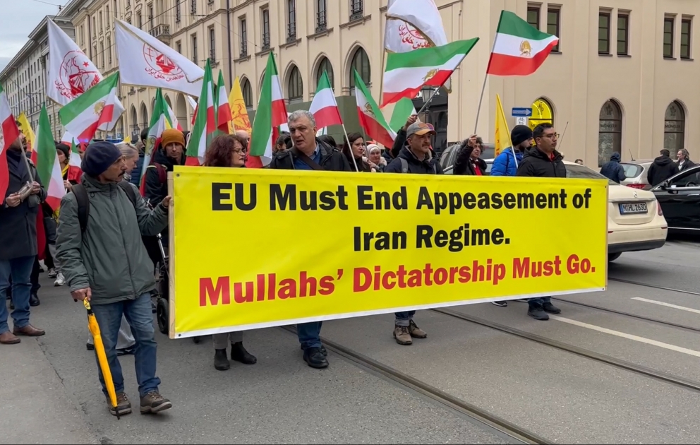 Münxendə İran rejiminə etiraz: “Rədd olsun diktatura!” VİDEO