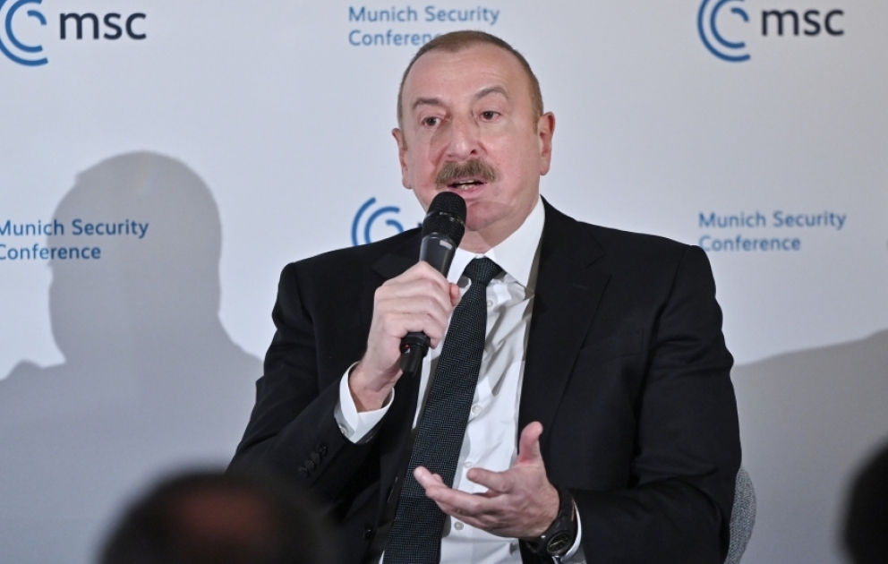 Azerbaijani President: There is common understanding that there should be two-track approach to situation in the region VIDEO