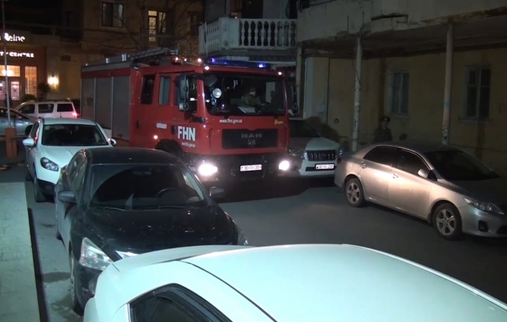 Fövqəladə Hallar Nazirliyi şərti yanğın təlimi keçirib VİDEO