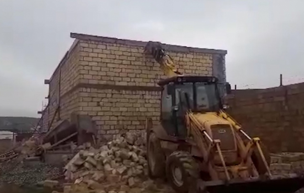 FHN: Qanunsuz tikinti işlərinin qarşısı alınıb VİDEO