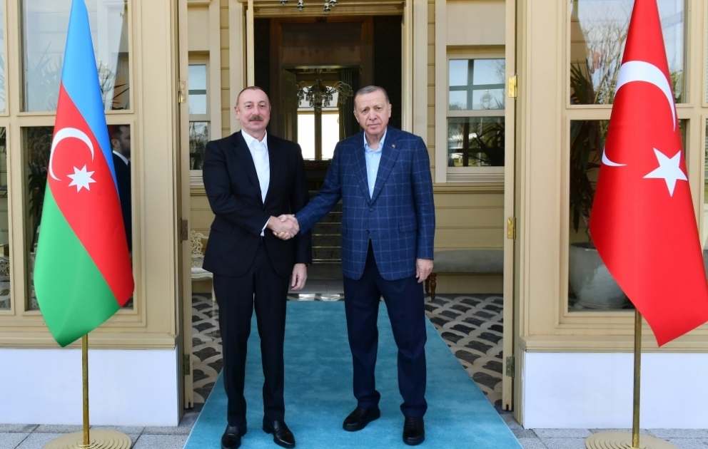 İstanbulda Azərbaycan Prezidenti İlham Əliyevin Türkiyə Prezidenti Rəcəb Tayyib Ərdoğan ilə görüşü olub YENİLƏNİB-2 VİDEO
