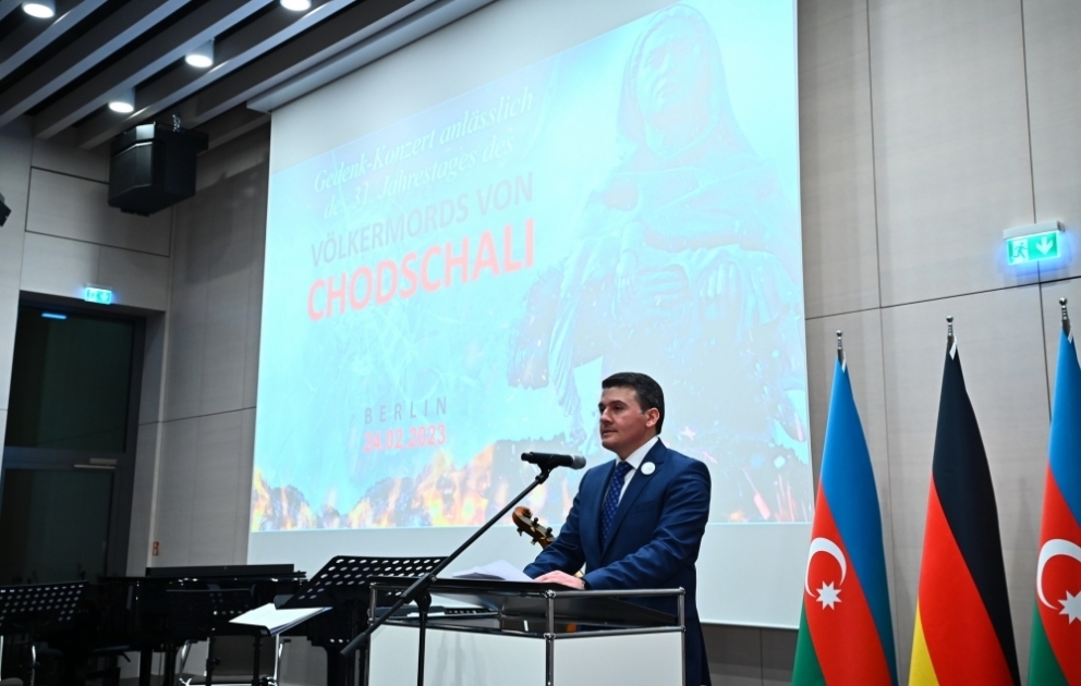 Xocalı soyqırımının 31-ci ildönümü ilə əlaqədar Berlində anım tədbiri keçirilib VİDEO