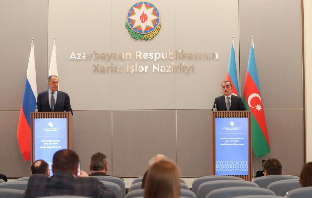 Azərbaycanın xarici işlər naziri rusiyalı həmkarı ilə görüşünü faydalı hesab edib VİDEO