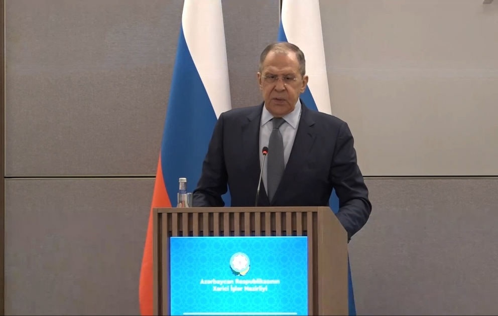 Sergey Lavrov: Naxçıvana yolun açılması ilə bağlı konkret nəticələrin əldə edilməsinə ümidliyik VİDEO