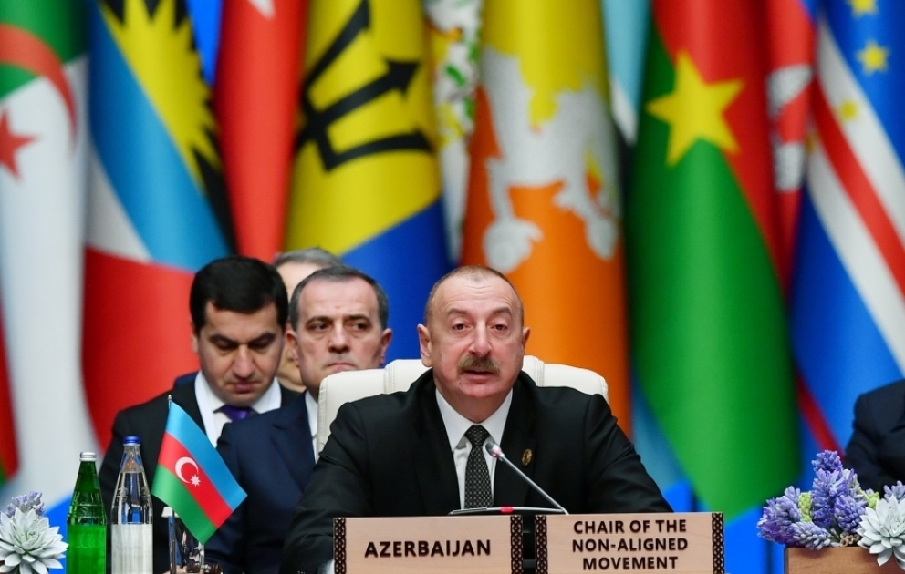 President Ilham Aliyev suggests forming a Like-Minded Group of Mine-Affected Countries VIDEO