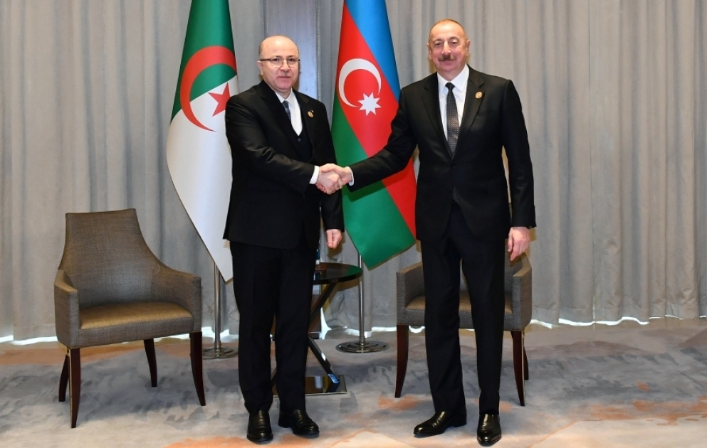 Präsident Ilham Aliyev trifft Premierminister von Algerien AKTUALISIERT VIDEO