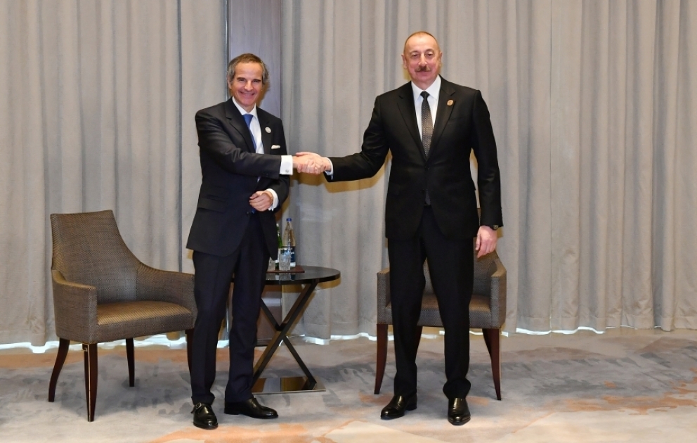 Präsident Ilham Aliyev trifft sich mit IAEA- Chef Rafael Grossi AKTUALISIERT VIDEO